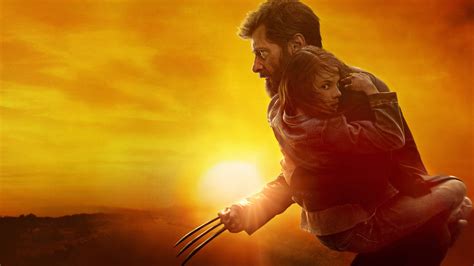 Download Hugh Jackman Logan Carrying Dafne Wallpaper | Wallpapers.com