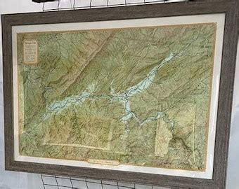 Watauga Lake Map - Etsy