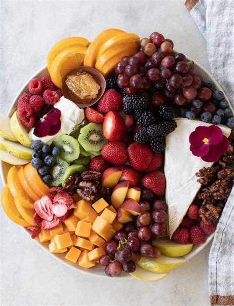 Fruit and Cheese Platter - Sugar and Charm