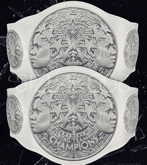 Custom WWE Womens Tag Team Championship Belt : r/SquaredCircle