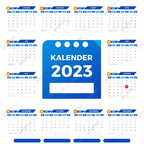 Kalender 2023 Lengkap Dengan Tanggal Merah, Kalender 2023, Template Kalender 2023, Kalender ...