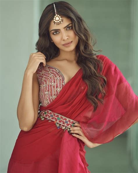 Malavika Mohanan looks breath-taking in this ruffled saree by Ridhi Mehra!