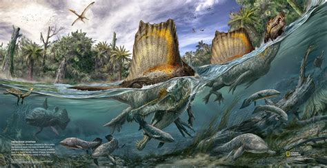 Spinosaurus revealed as a fearsome aquatic dinosaur