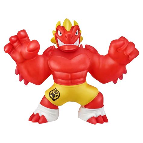 Heroes of Goo Jit Zu Blazagon Super Stretchy and Gooey Action Figure 1-Pack with Unique Texture ...