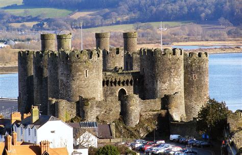 Conwy Castle, Wales (Illustration) - World History Encyclopedia