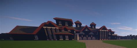 Black Concrete Suburban Mansion Minecraft Map