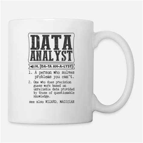 Data Analyst Definition Gift Mug Mug | Spreadshirt