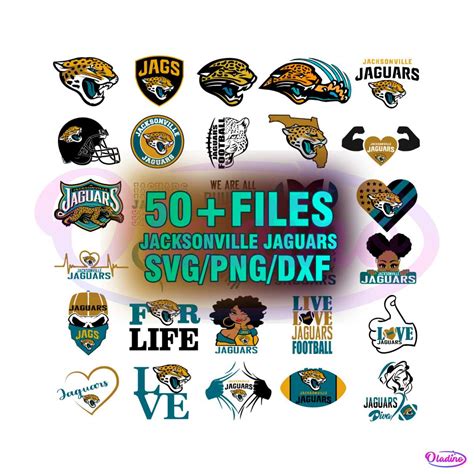 Jacksonville Jaguars SVG NFL Team SVG Bundle Files For Cricut » Oladino