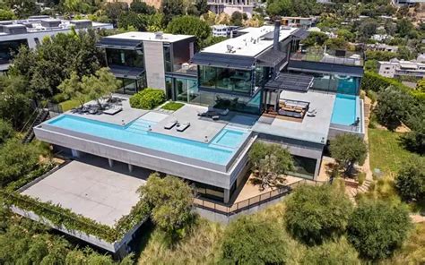 This $48m Hollywood Hills mansion has a 15-car garage and was built for a racing driver ...