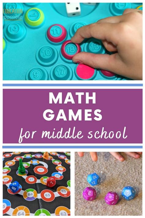 Math Games for Middle School