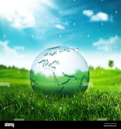 Clear Earth Concept. Abstract environmental background Stock Photo - Alamy