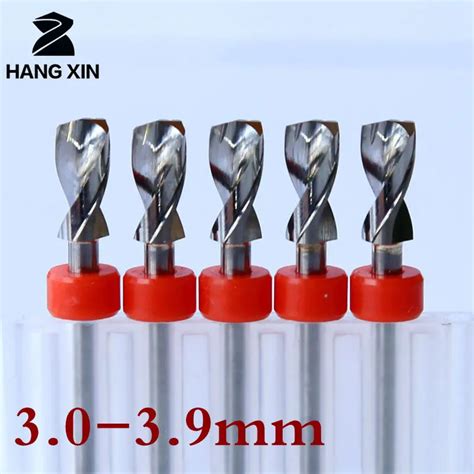 5pcs Carbide Pcb Drill Kit 3mm 3.9mm bitset Miniature Bit Tungsten Carbide CNC Router Woodwork ...