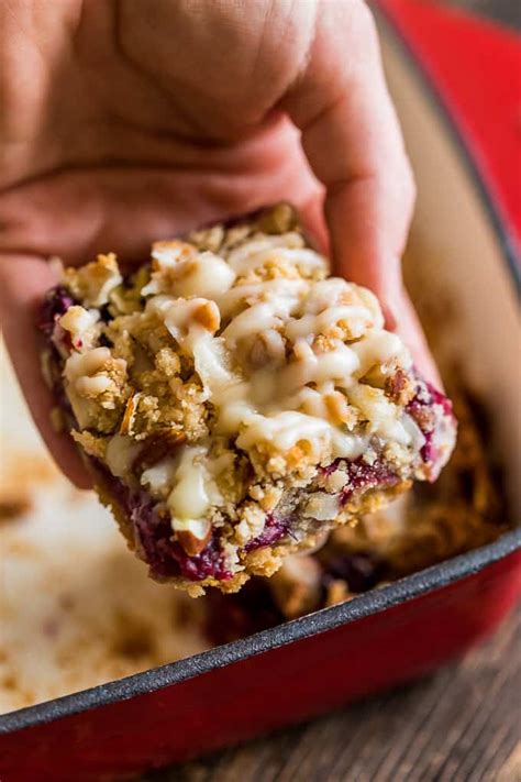 Cranberry Orange Shortbread Streusel Bars | Get Inspired Everyday!