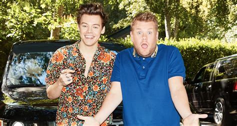 Harry Styles And James Corden Kiss Again During Carpool Karaoke