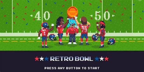 Retro Bowl unblocked - officially supported website | Pocket Gamer