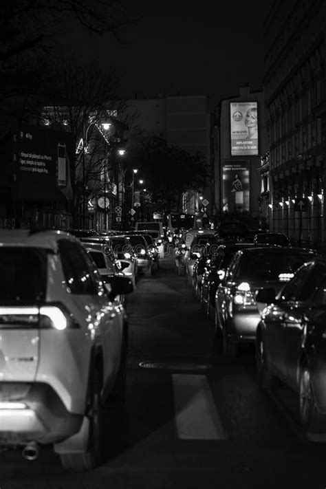 Car Traffic, Pollution, Traffic Jam City Downtown Bucharest, Romania, 2023 Editorial Stock Photo ...