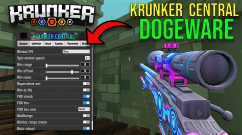 Krunker.io Hacks & Cheats - Krunker Central x Dogeware - Krunker Central