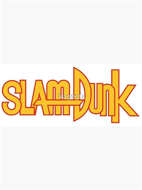 "Slam Dunk Logo (Classic)" Canvas Print for Sale by kagegfx | Redbubble