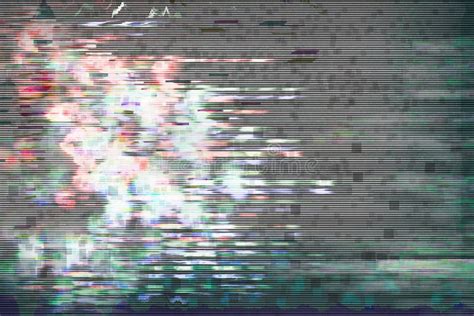 Abstract Digital Pixel Noise, Glitch, Error, Damage. Computer Glitch Effect Stock Image - Image ...