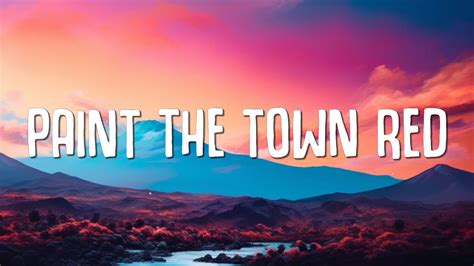 Doja Cat - Paint The Town Red (Lyrics) - YouTube