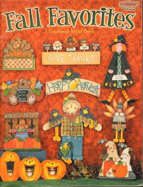 Fall Favorites Miller Woodcrafts Tole Decorative Painting Book Folk Art # ...