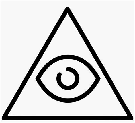 Eye Of God Symbol Of An Eye Inside A Triangle Or Pyramid - Pyramid Eye - Free Transparent PNG ...