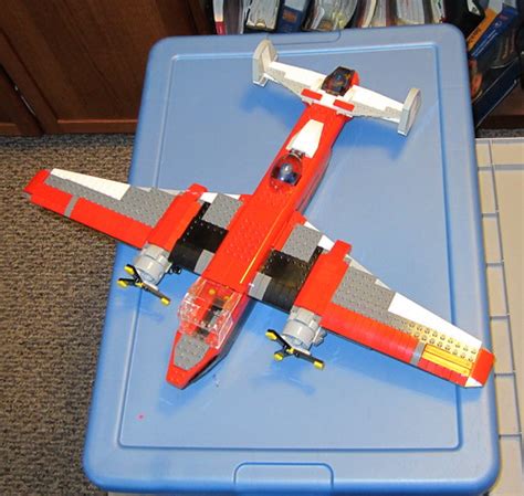 Lego B 25 bomber top view | I built this, inspired by the B … | Flickr