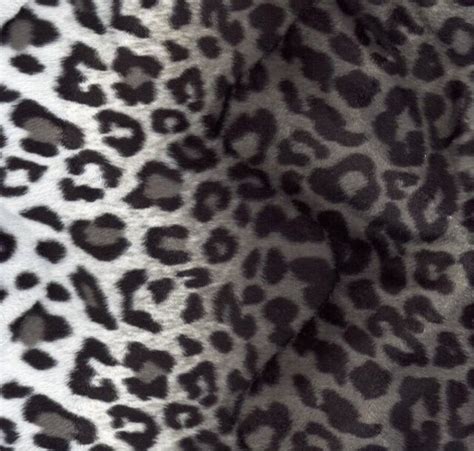 Snow Leopard Print Fabric Faux Fur Velboa Minky Plush Fabric Safari Fabric | eBay