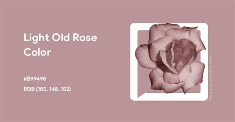 Light Old Rose color hex code is #B99498