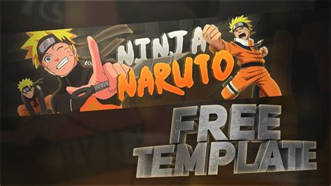 NARUTO FREE BANNER TEMPLATE [PSD] - YouTube