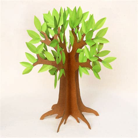 3D Paper Tree | Kids' Crafts | Fun Craft Ideas | FirstPalette.com