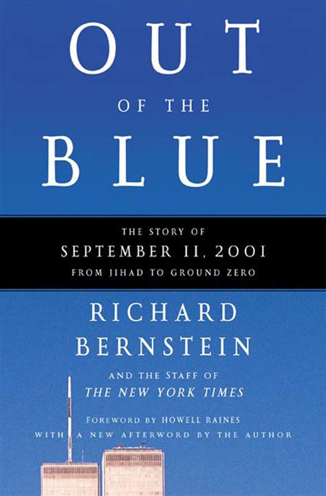 Read Out of the Blue Online by Richard Bernstein and The New York Times | Books