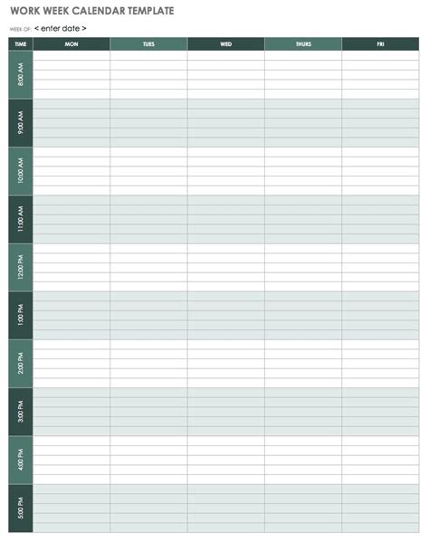 Free Printable Weekly Appointment Planner Two Every 15 Minutes – Best ...