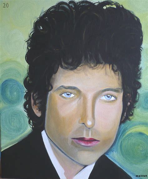 Bob Dylan 80th birthday. Painting by Laurette Maillet - Pixels