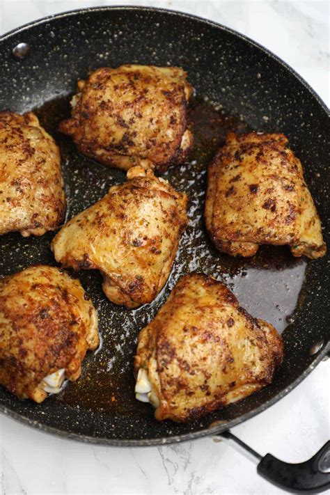 Pan Fried Chicken Thighs