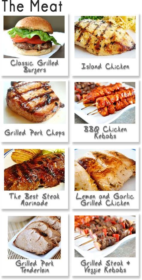 BBQ Make-A-Menu {Updated!} | Food, Recipes, Cooking