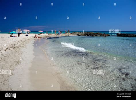 Son Bou Beach Menorca Balearic Islands Stock Photo - Alamy