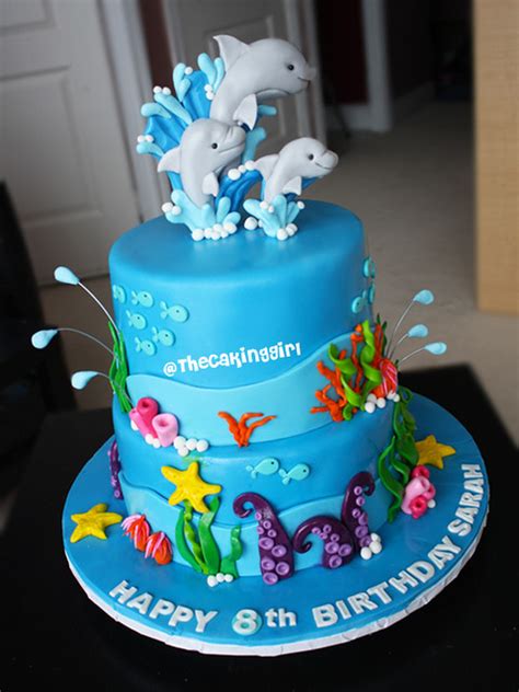 Under the Sea, Dolphin Cake | Under the Sea, Dolphin theme c… | Flickr