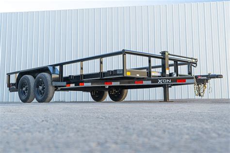 Stock #66142 - X ON 16ftx83in Utility Trailer w Slide In Ramps U2