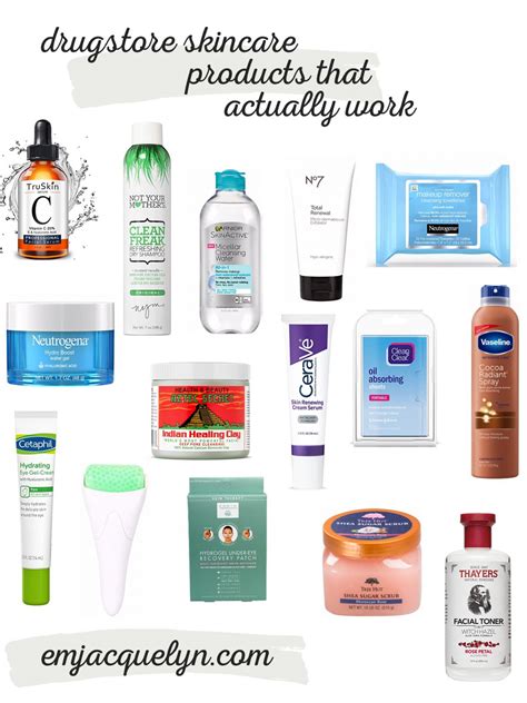 Drugstore Skincare Products that Actually Work