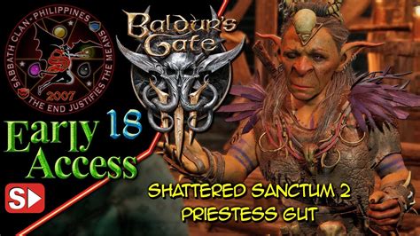 BG3 Early Access 18: Shattered Sanctum 2 Killing Priestess Gut - YouTube