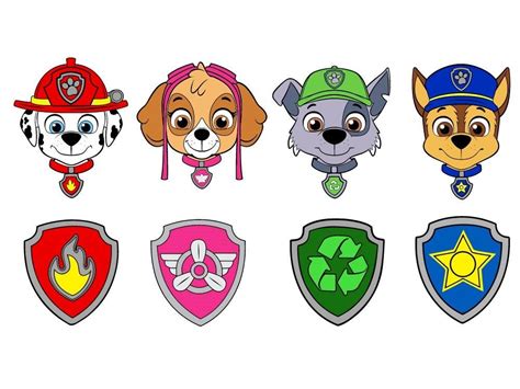 33 Paw Patrol SVG Cut Files | Paw Patrol ClipArt's | Skye, Chase ...