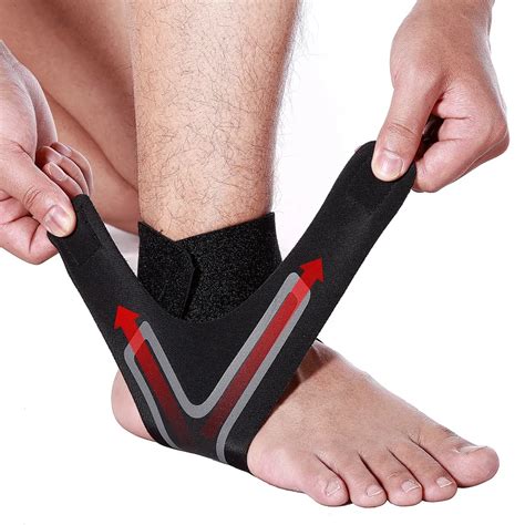 1 PCS Ankle Strap Adjustable Ankle Support Breathable for Running Basketball Sprain Prevention ...