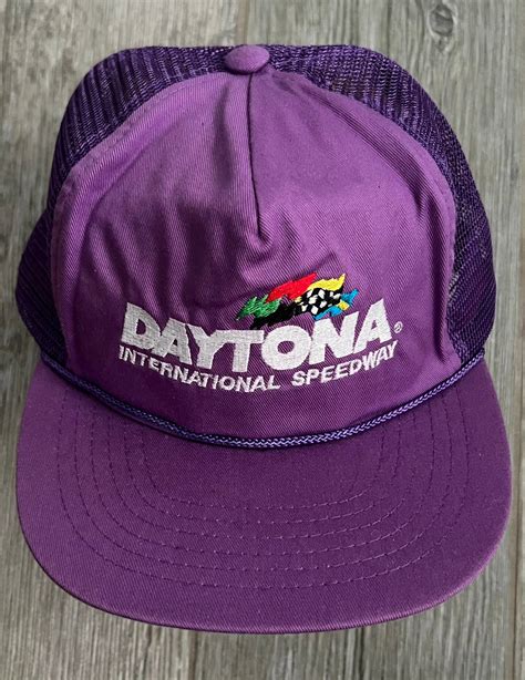 Vintage 1990s Daytona 500 Purple Vintage Racing Embroidered Snapback | Grailed