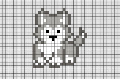 Gray Wolf Pixel Art – BRIK