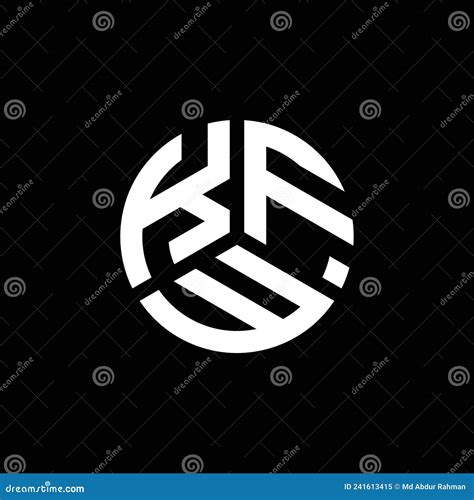 KFW Letter Logo Design on Black Background. KFW Creative Initials Letter Logo Concept Stock ...