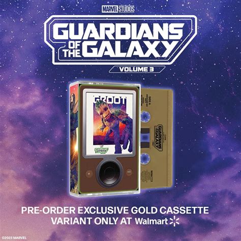 Guardians Of The Galaxy Vol. 3: Awesome Mix Vol. 3 [Groot Cassette Tape] (Walmart Exclusive ...