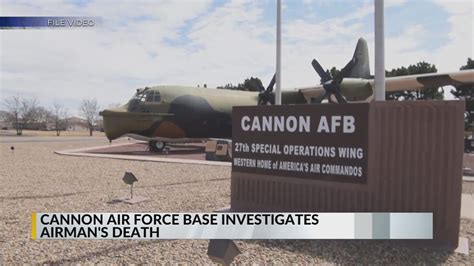 Cannon Air Force Base Airman dead after being found ‘unresponsive’ on ...