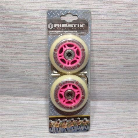 Razor X Ripstick Wheels NIP with 76mm Wheels w ABEC 5 Bearings Pink ...