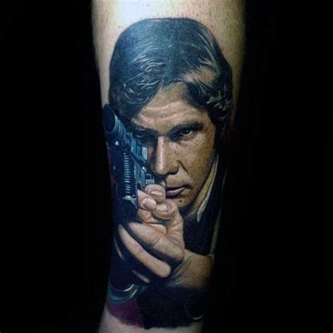 50 Han Solo Tattoo Designs For Men - Star Wars Ideas